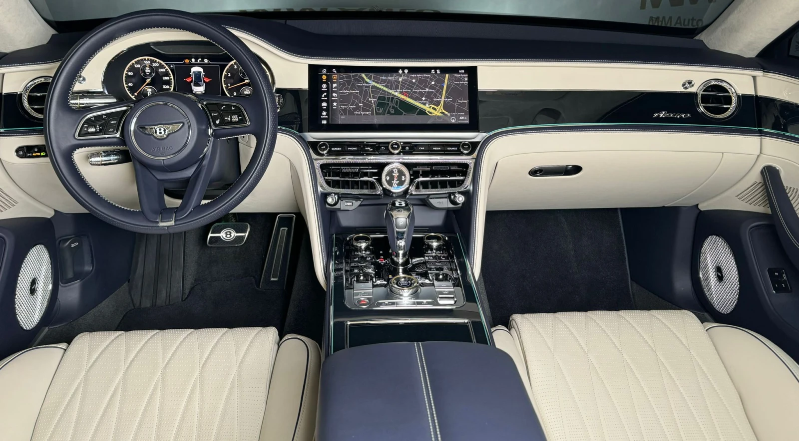 Bentley Flying Spur Azure* V8* TV* HuD* Naim* Гаранция , снимка 9 - Автомобили и джипове - 55024111
