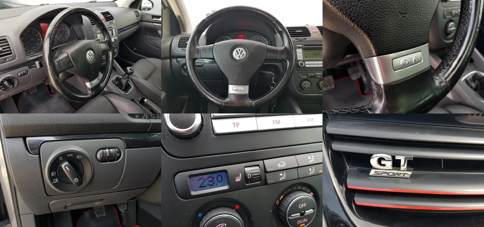 VW Golf GT SPORT ИТАЛИЯ КОЖЕН САЛОН ЛЮК ПОДГРЕВ ЛИЗИНГ, снимка 13 - Автомобили и джипове - 53986744