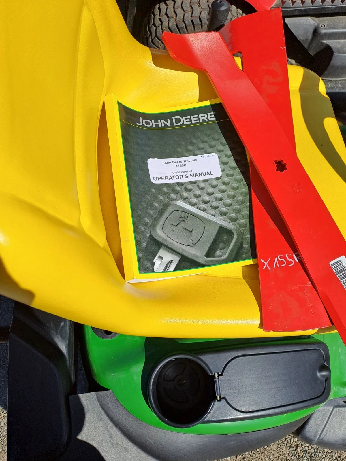 Сенокосачка John Deere X155R, снимка 9 - Селскостопанска техника - 54334111