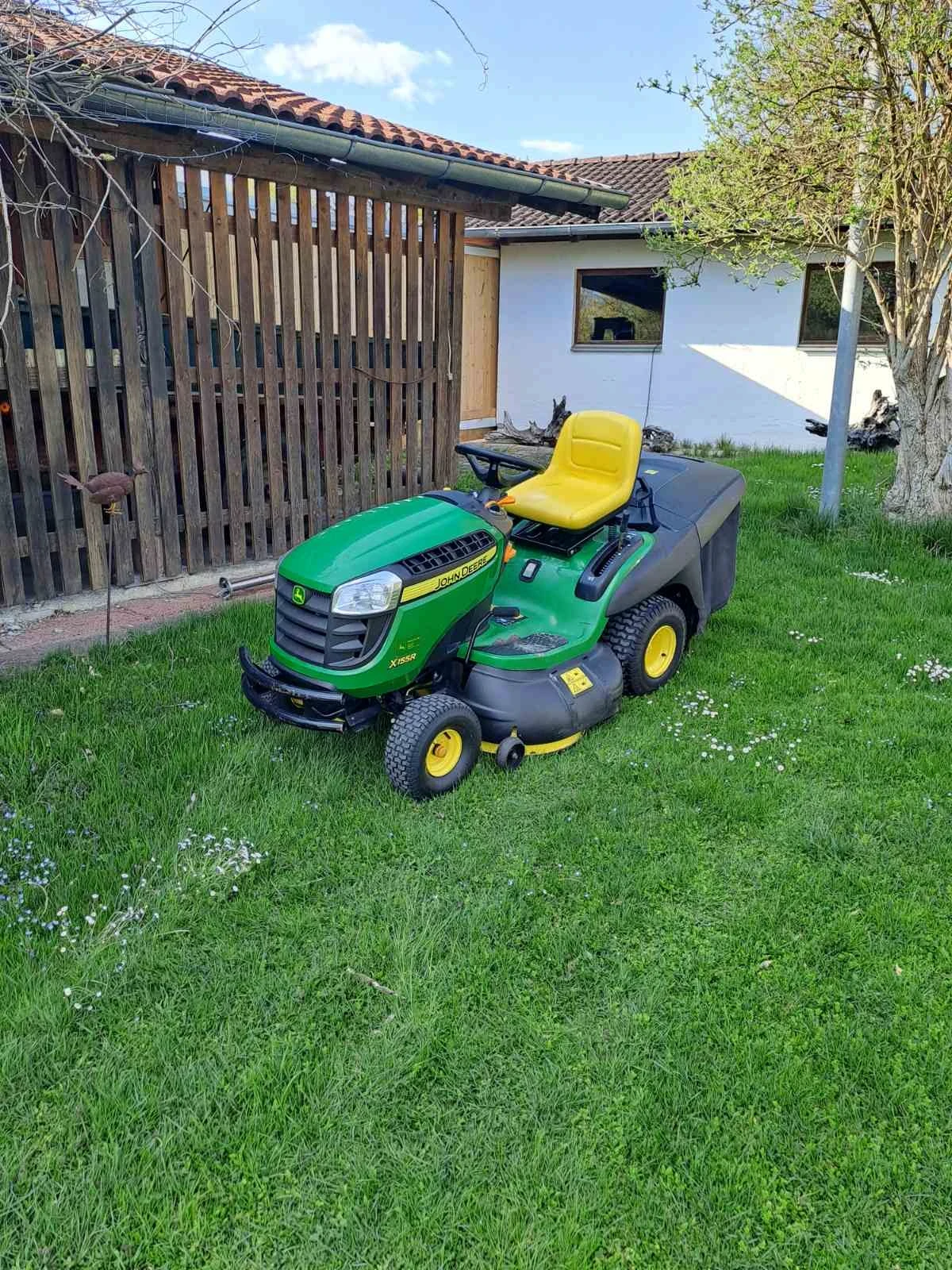 Сенокосачка John Deere X155R, снимка 3 - Селскостопанска техника - 54334111