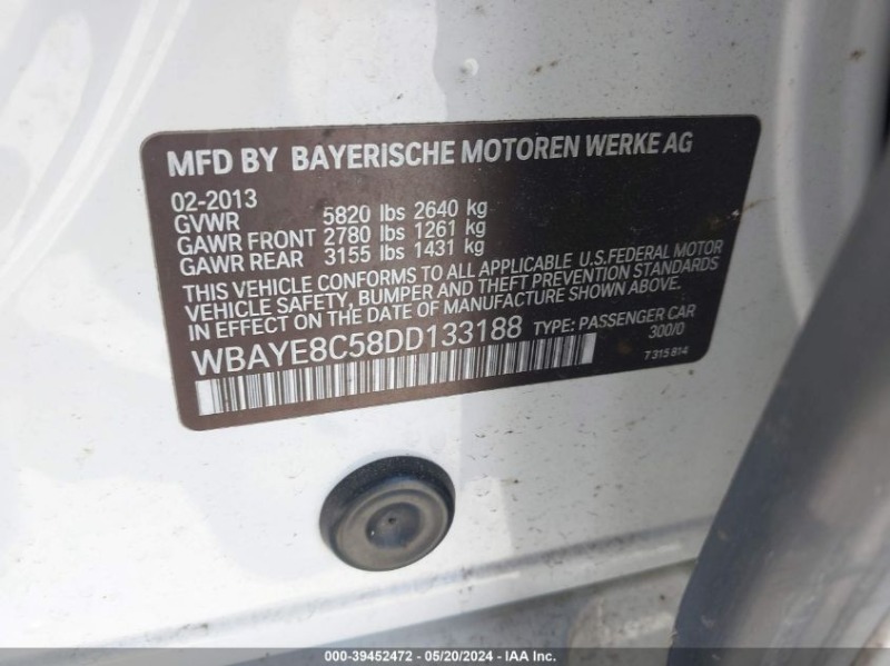 BMW 750 Rear Wheel Drive, снимка 10 - Автомобили и джипове - 46459442