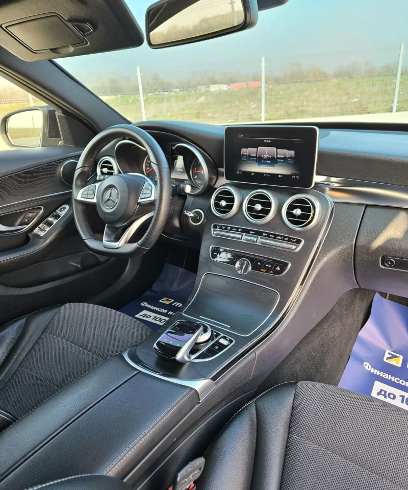 Mercedes-Benz C 220 Amg Design Black Edition, снимка 11 - Автомобили и джипове - 52866912
