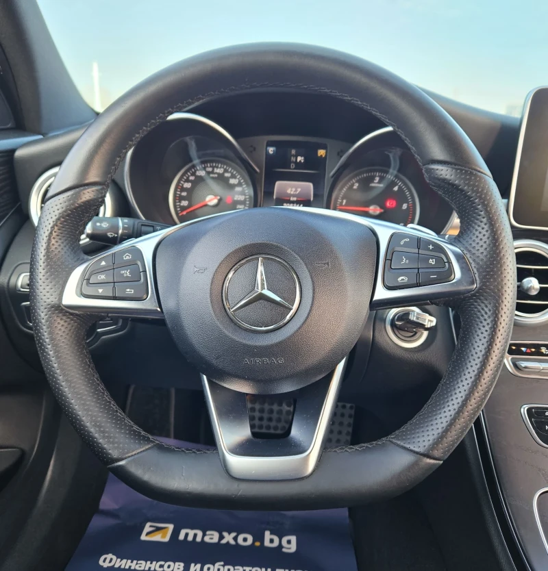 Mercedes-Benz C 220 Amg Design Black Edition, снимка 15 - Автомобили и джипове - 52866912