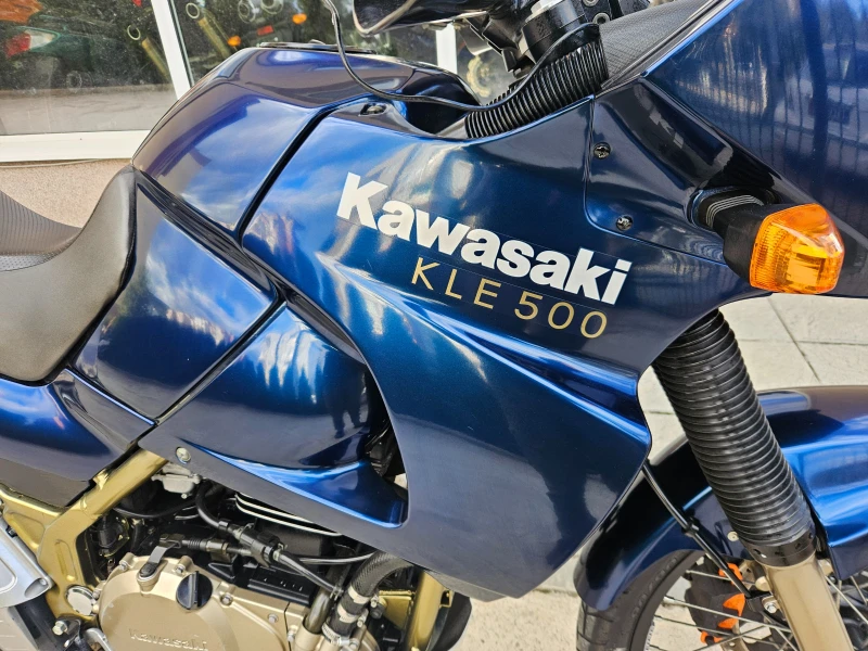 Kawasaki Kle 500cc, 35kw, кат. А2, 2006г., снимка 10 - Мотоциклети и мототехника - 47264739