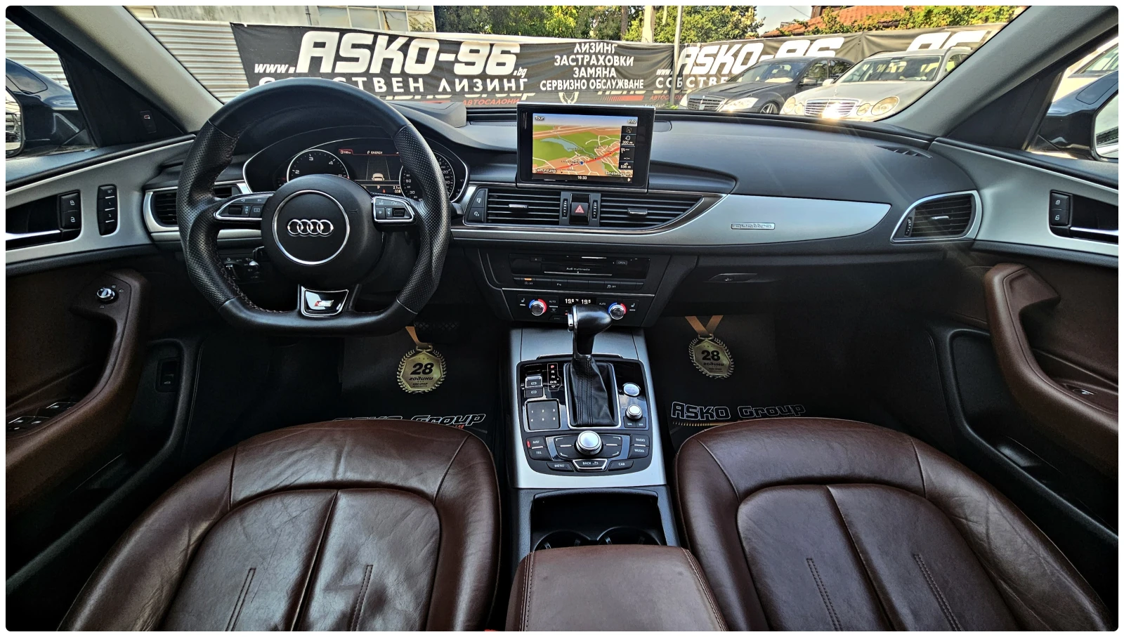 Audi A6 S-LINE/FULL LED/GERMANY/DISTR/HEAD UP/MEMORY/LIZIN - изображение 10