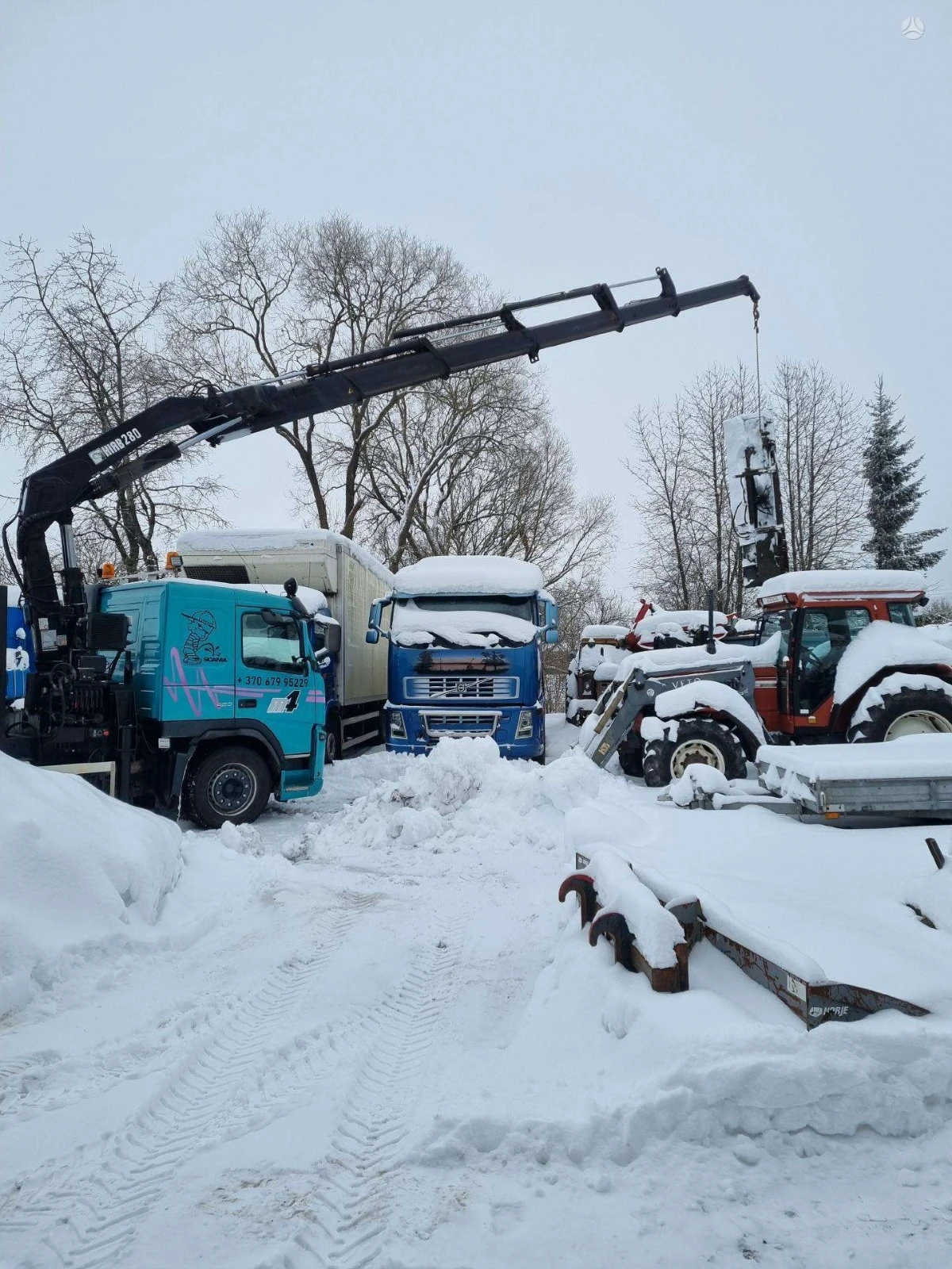 Volvo Fm 420 6x2 + HIAB 280-5 - изображение 3