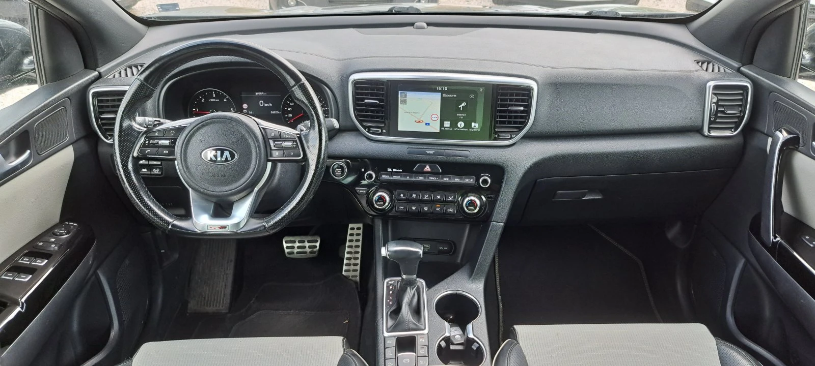Kia Sportage 1.6D 4x4 GTLine кожа нави, панорама, подгрев, , снимка 10 - Автомобили и джипове - 55014594
