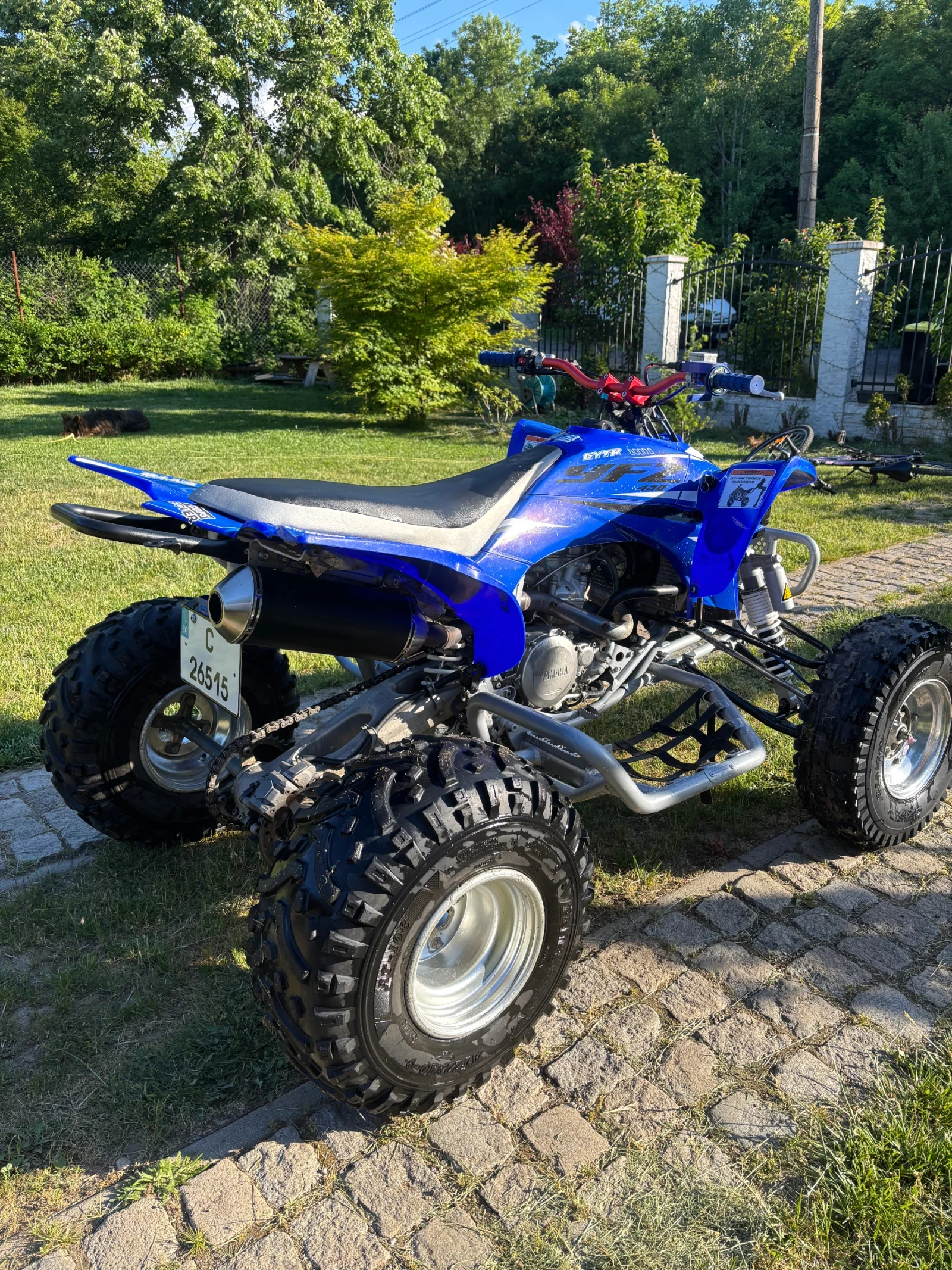 Yamaha Yfz 450cc РЕГИСТРАЦИЯ В КТИ + чисто нови гуми, снимка 6 - Мотоциклети и мототехника - 54739445
