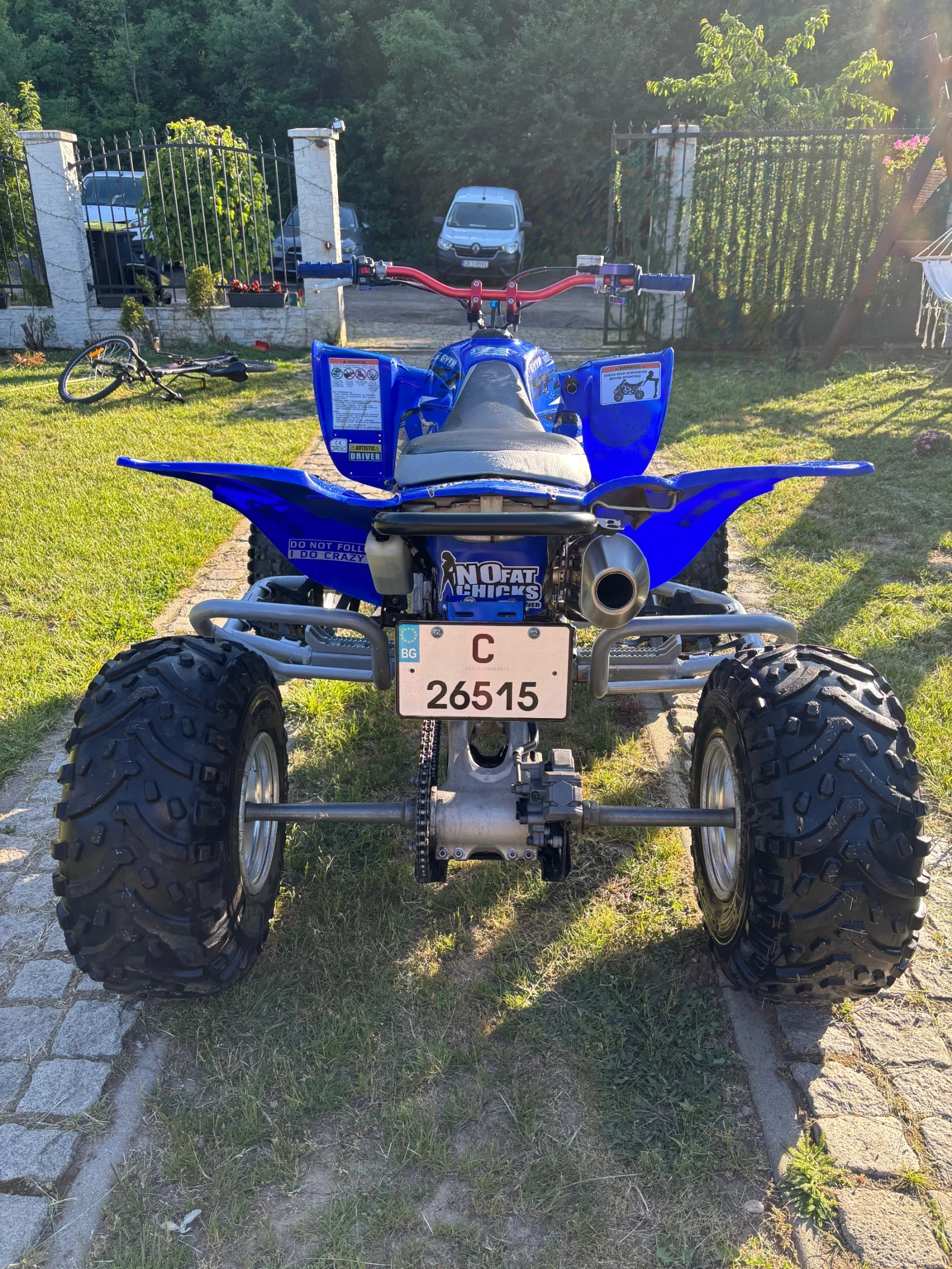 Yamaha Yfz 450cc РЕГИСТРАЦИЯ В КТИ + чисто нови гуми, снимка 5 - Мотоциклети и мототехника - 54739445