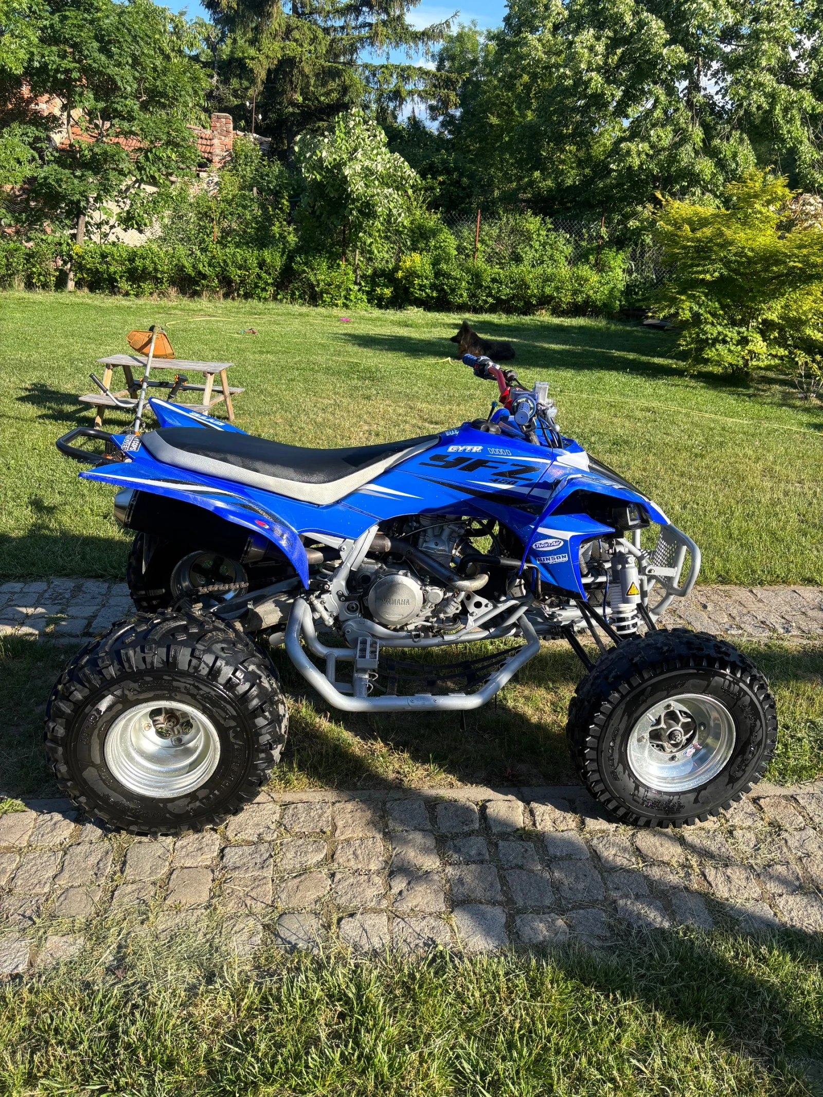 Yamaha Yfz 450cc РЕГИСТРАЦИЯ В КТИ + чисто нови гуми, снимка 7 - Мотоциклети и мототехника - 54739445