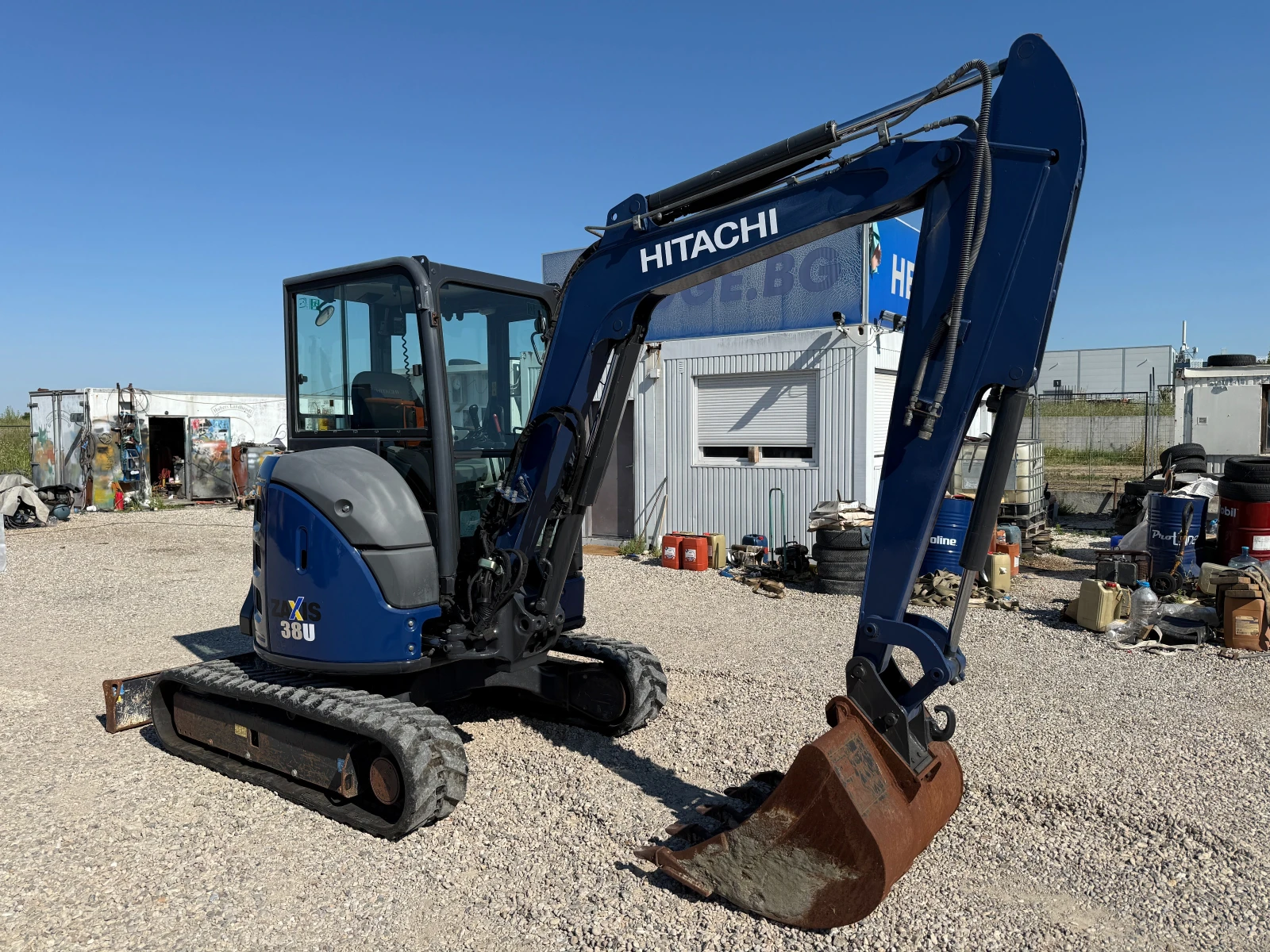 Багер Hitachi ZX 38U-5A, снимка 9 - Индустриална техника - 55239064
