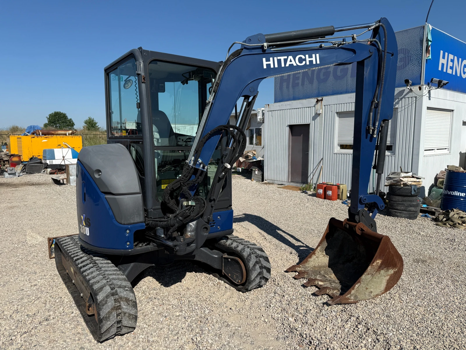 Багер Hitachi ZX 38U-5A, снимка 16 - Индустриална техника - 55239064