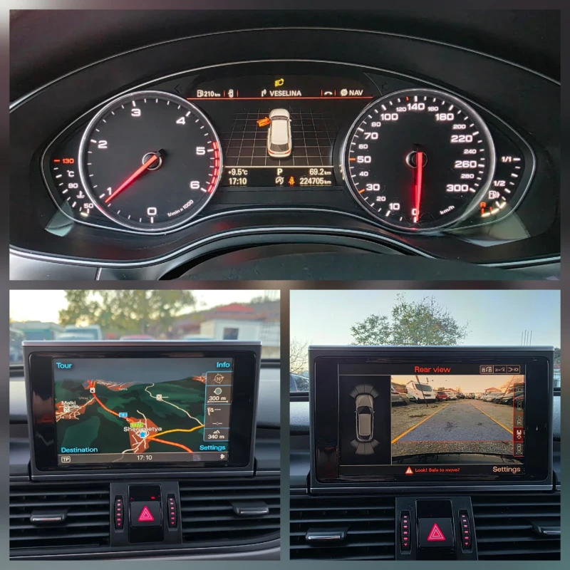 Audi A6 2.0 TDI 177 К.С. АВТОМАТ / КАМЕРА / КОЖА, снимка 14 - Автомобили и джипове - 52229016