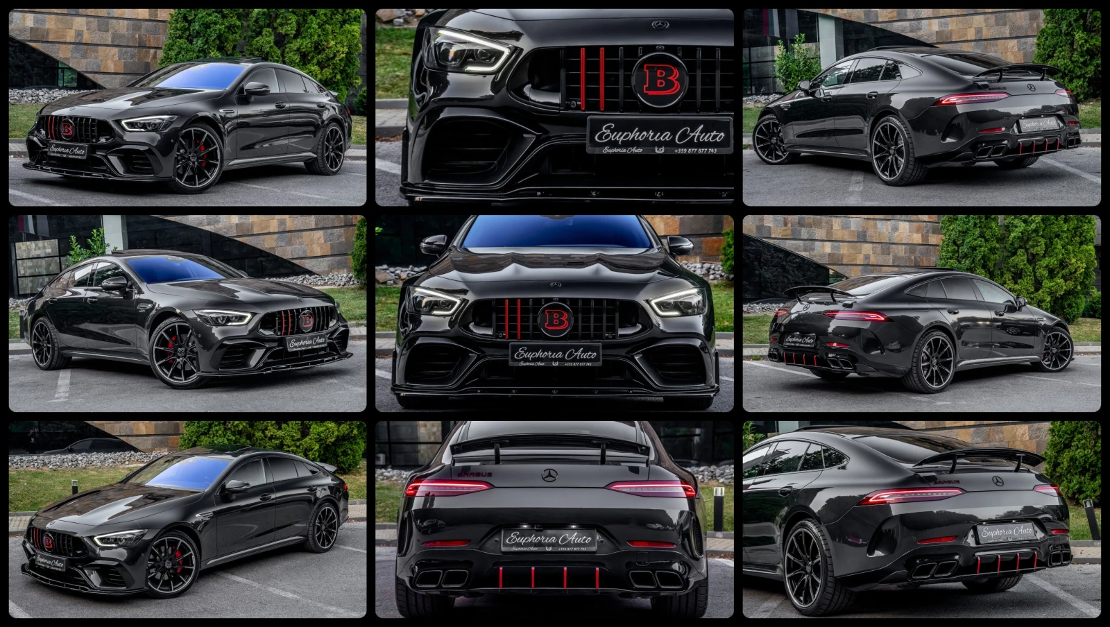 Mercedes-Benz AMG GT 6.3PACK* BI-TURBO* 4MATIC* 450HP* BRABUS* 3xTV, снимка 17 - Автомобили и джипове - 53773519