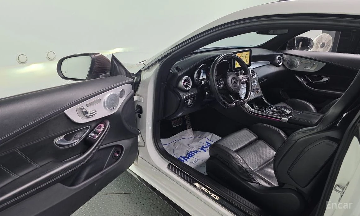 Mercedes-Benz C 63 AMG COUPE* BURMESTER* CARBON* ХЕДЪП* , снимка 6 - Автомобили и джипове - 54122090