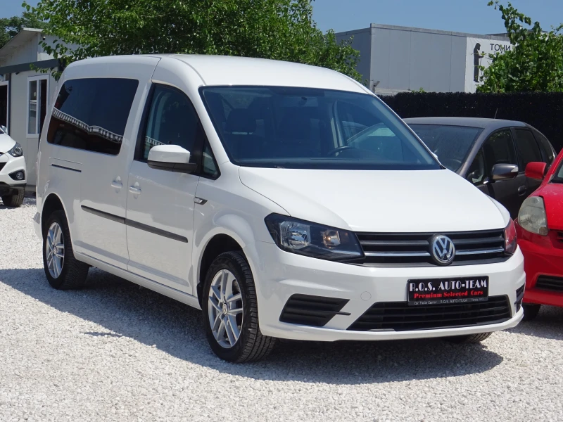VW Caddy Maxi 2.0 TDI 102kc DSG 5вр. Trendline 7 места, снимка 6 - Автомобили и джипове - 50953318