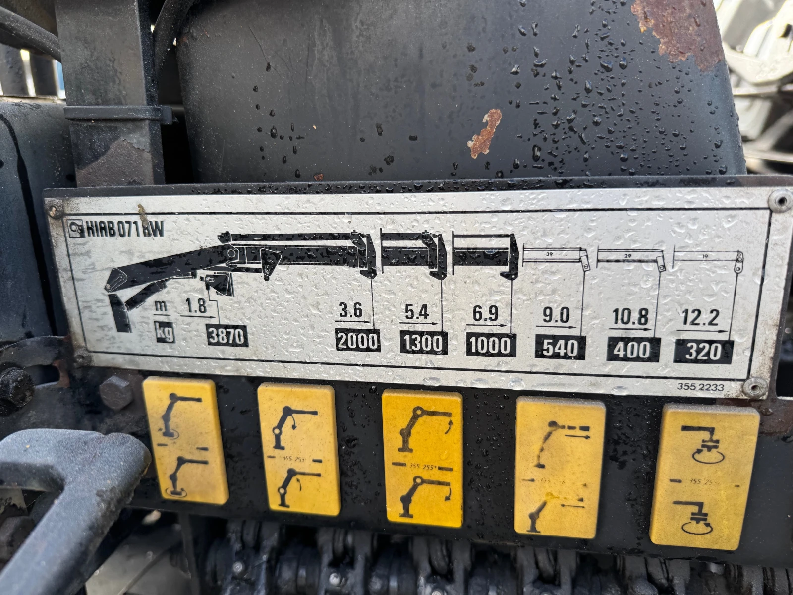 Mercedes-Benz 1114 HIAB 071 , тристранен самосвал - изображение 7