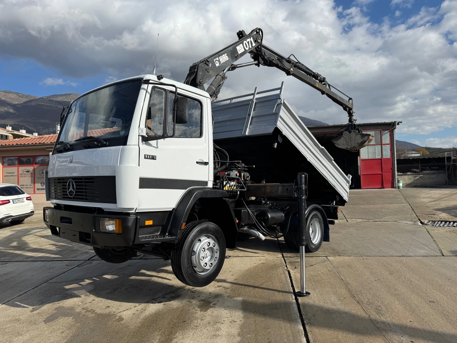 Mercedes-Benz 1114 HIAB 071 ,   | Mobile.bg   1