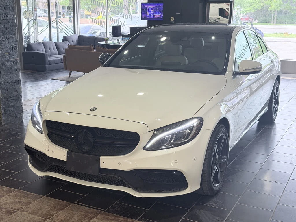 Mercedes-Benz C 300 4MATIC AMG PACK* BURMESTER* ПОДГРЕВ* PANORAMA* , снимка 3 - Автомобили и джипове - 54969438