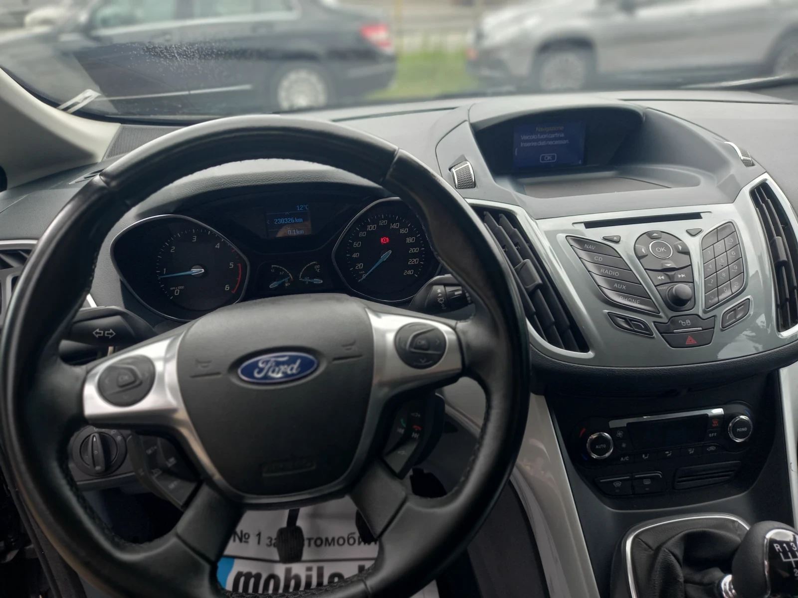 Ford C-max 1.6HDI 116k.c. Titanium NAVI Panorama, снимка 10 - Автомобили и джипове - 54281045