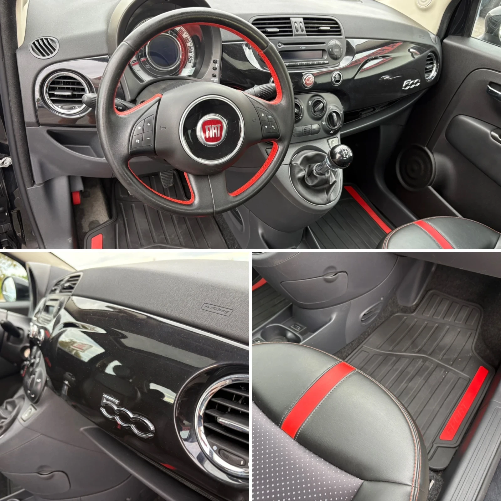 Fiat 500 1.2i GAZ* StortLine* Recaro*  | Mobile.bg � ����������� 12