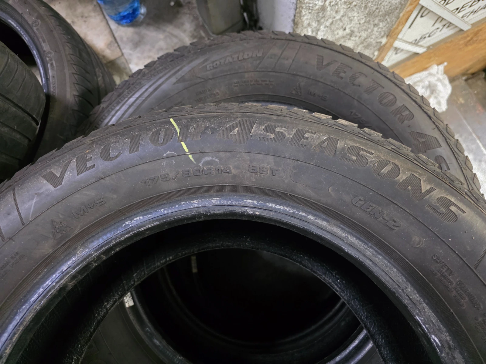 Гуми Всесезонни 175/80R14, снимка 7 - Гуми и джанти - 55497277