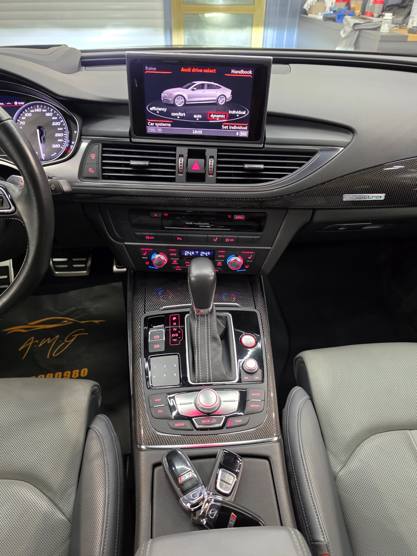 Audi S7 B&O Head Up 360, снимка 17 - Автомобили и джипове - 56687117