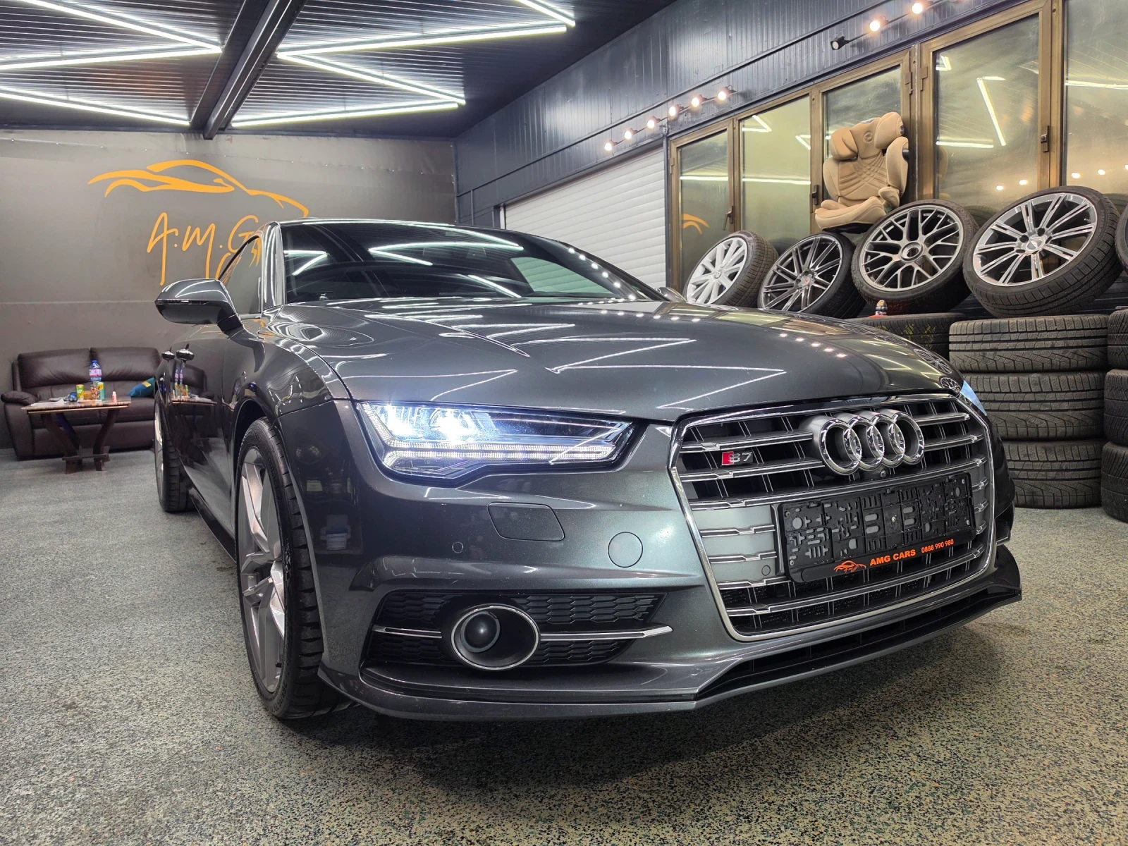 Audi S7 B&O Head Up 360, снимка 2 - Автомобили и джипове - 56687117