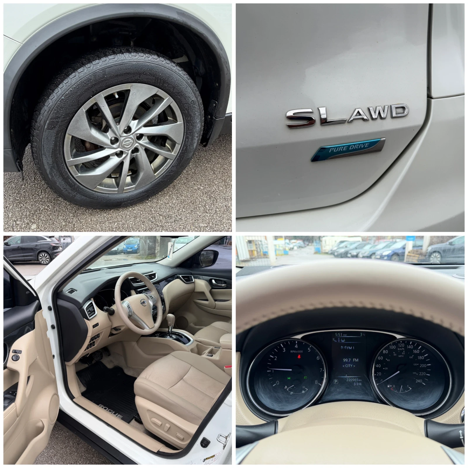 Nissan Rogue SL 2.5i / AWD / 360 ������ / Full | Mobile.bg � ����������� 14