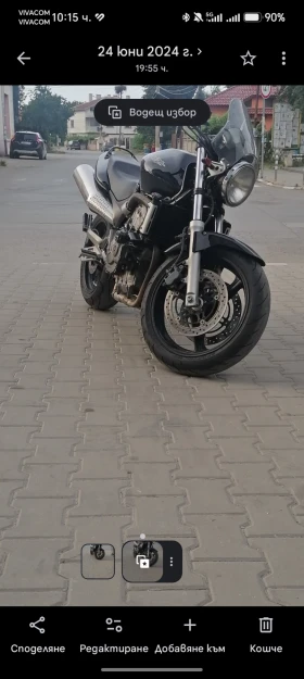 ����� �� �������� �� Honda Zoomer Xornet