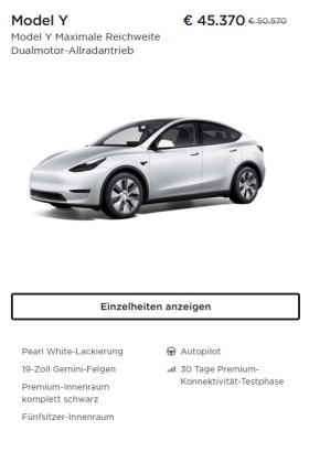 Обява за продажба на Tesla Model Y НОВА! 0 км ~71 690 лв. - изображение 1