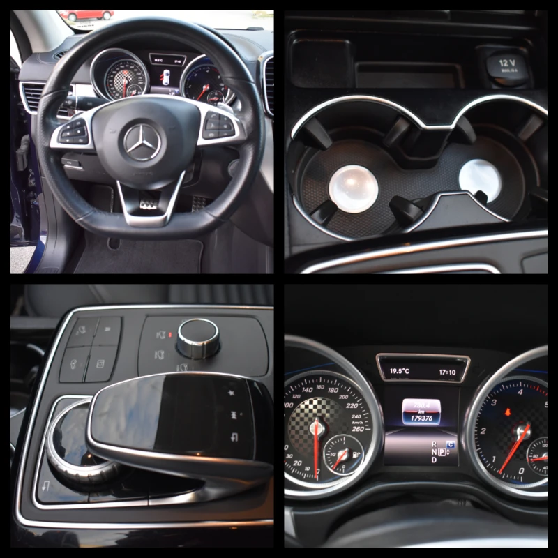 Mercedes-Benz GLE 350 AMG PREMIUM= 9GTRONIC= 4MATIC= ОБСЛУЖЕН= УНИКАЛЕН!, снимка 13 - Автомобили и джипове - 51896529