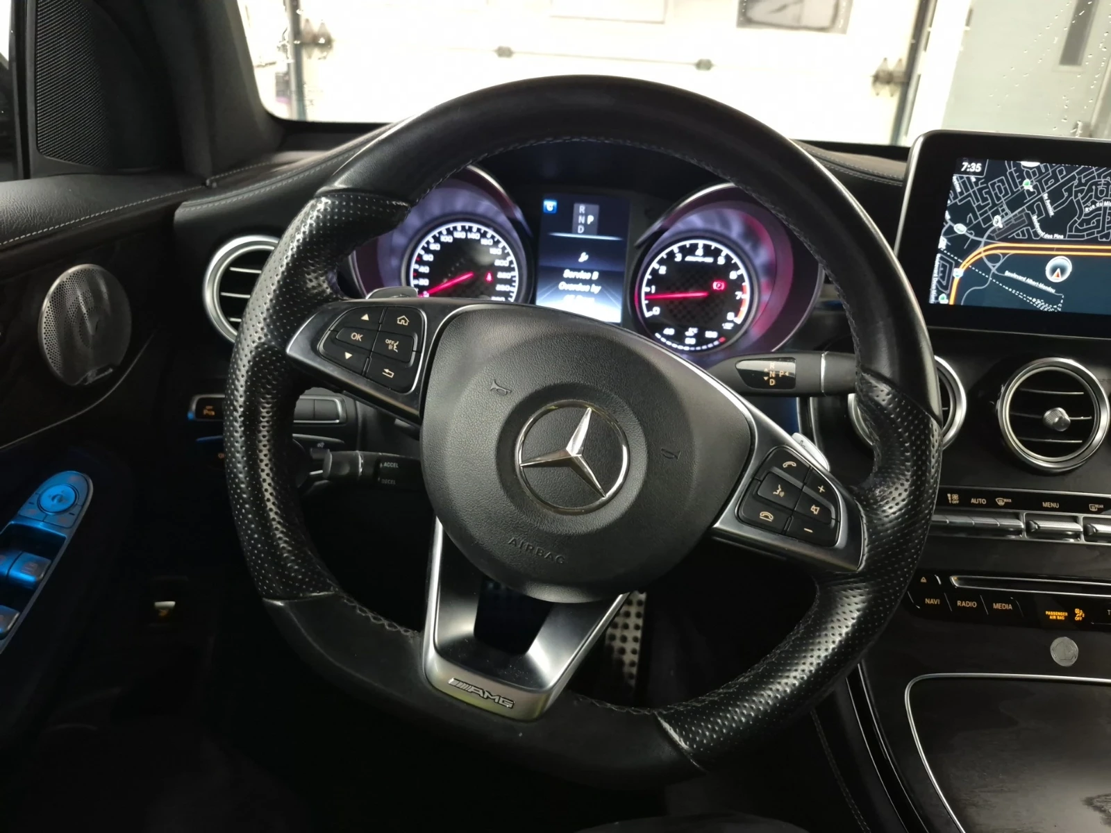 Mercedes-Benz GLC 43 AMG PANO/KEYLESS/LANE ASSIT/NAVI/ | Mobile.bg   13