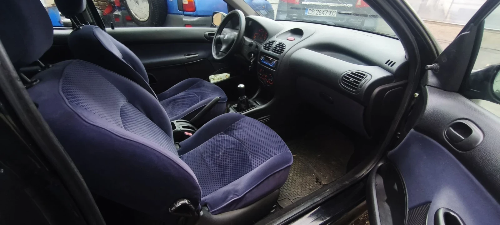 Peugeot 206 1.9 дизел, снимка 8 - Автомобили и джипове - 54026489