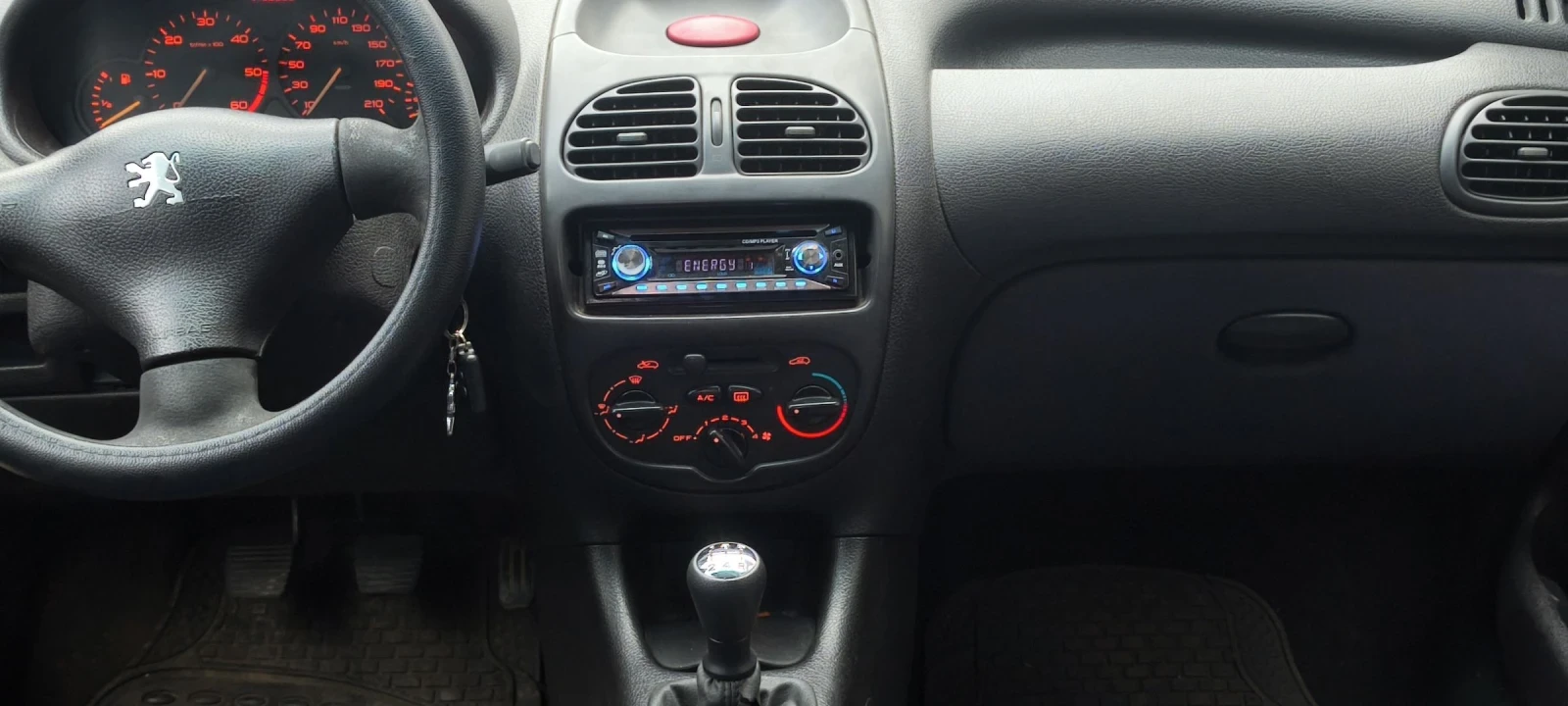 Peugeot 206 1.9 дизел, снимка 7 - Автомобили и джипове - 54026489