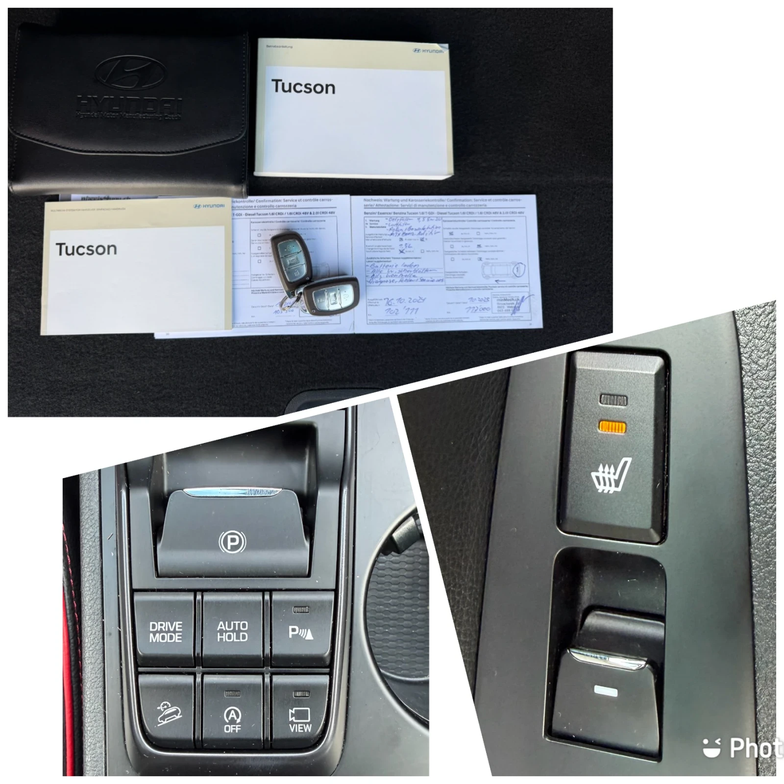 Hyundai Tucson 2.0CRDI 4WD N-LINE Внос Швейцария, снимка 16 - Автомобили и джипове - 54455465