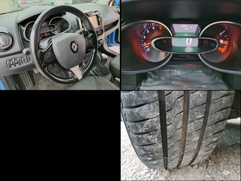 Renault Clio 1.5dCi* КЛИМА* NAVI* ТЕМПОМАТ* ПАРКТР* LED* EU6, снимка 14 - Автомобили и джипове - 47916678