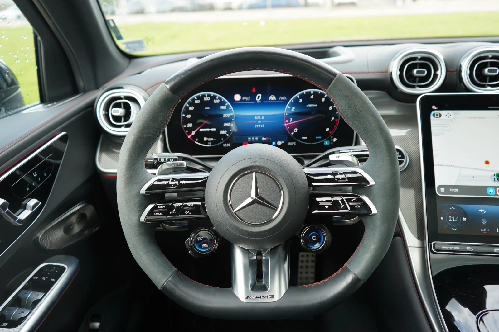 Mercedes-Benz GLC 43 AMG M* BURM* PANO* HEAD UP* KEYLESS* EXCLUSIVE | Mobile.bg � ����������� 10
