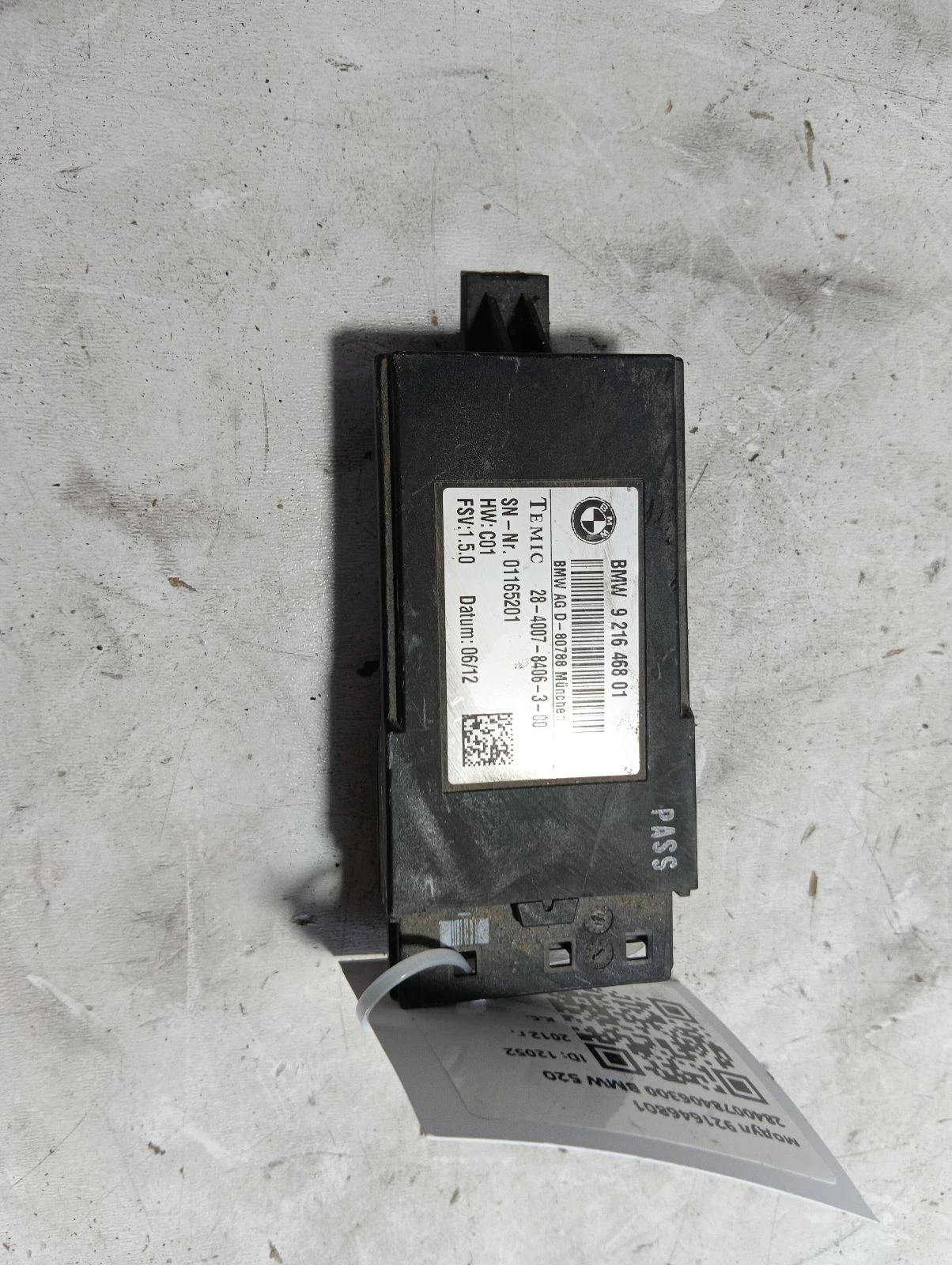 модул 921646801 2840078406300  BMW 520