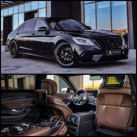 Mercedes-Benz S 350 S63 AMG OPTIC FACE/3xTV/360/NIGHT/3DBURM/MEGA FULL, снимка 1