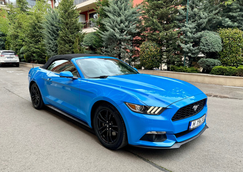 Ford Mustang Grabber Blue Edition Кабрио ЛИЗИНГ , снимка 1 - Автомобили и джипове - 45540677