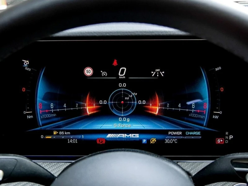 Mercedes-Benz AMG GT 53/4MATIC/CARBON/V8 STYLE/BURM/360/NIGHT/MULTIBEAM, снимка 12 - Автомобили и джипове - 51420705