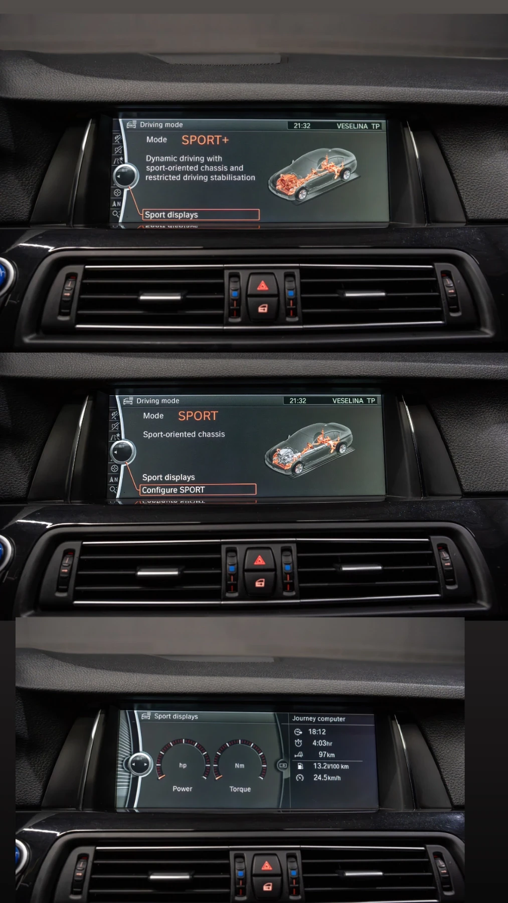 BMW 530 /M-PERFORMANCE/ HEAD UP/ NIGHT VISION/ 3xTV/ LED/ , снимка 16 - Автомобили и джипове - 55255067