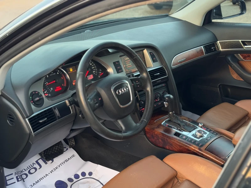 Audi A6 3.0TDI 231кс АВТОМАТ КОЖА ПОДГРЕВ ПЕЧКА ШИБИДАХ, снимка 10 - Автомобили и джипове - 49087767