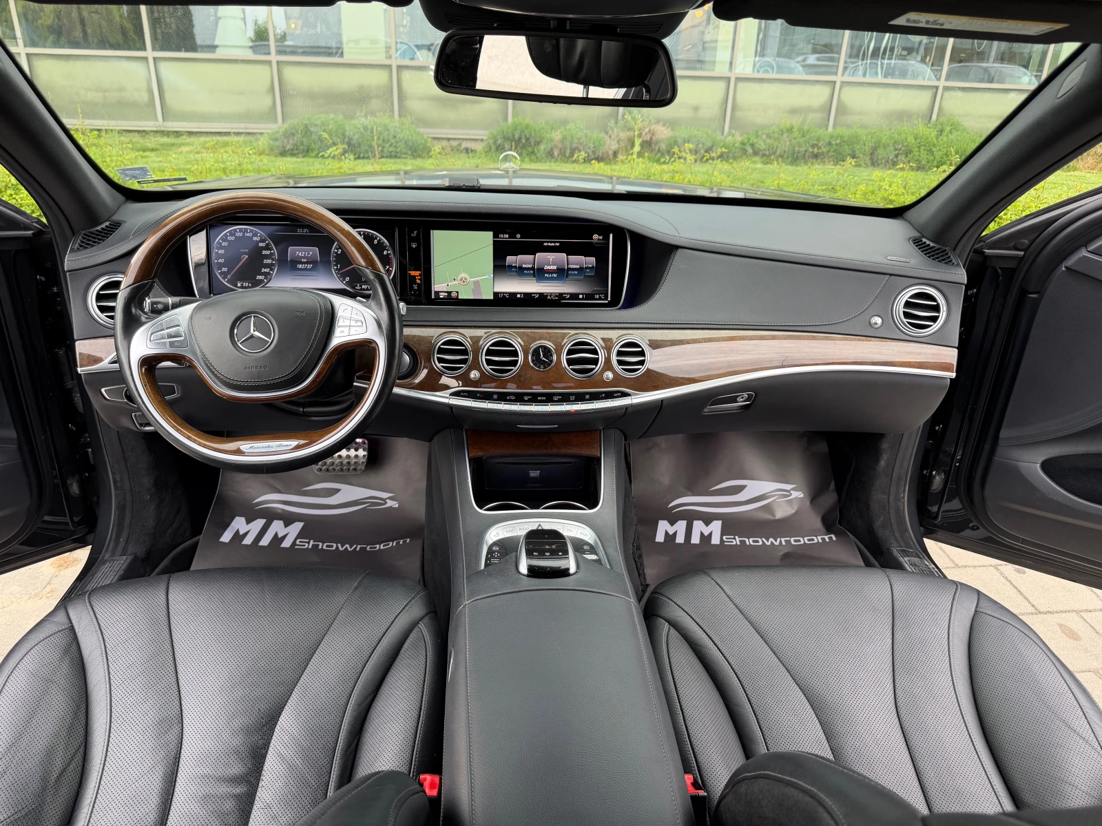 Mercedes-Benz S 500 AMG-ПАНОРАМА-МАСАЖИ-360КАМЕРИ-BURMASTER-BLIND-, снимка 11 - Автомобили и джипове - 54483274