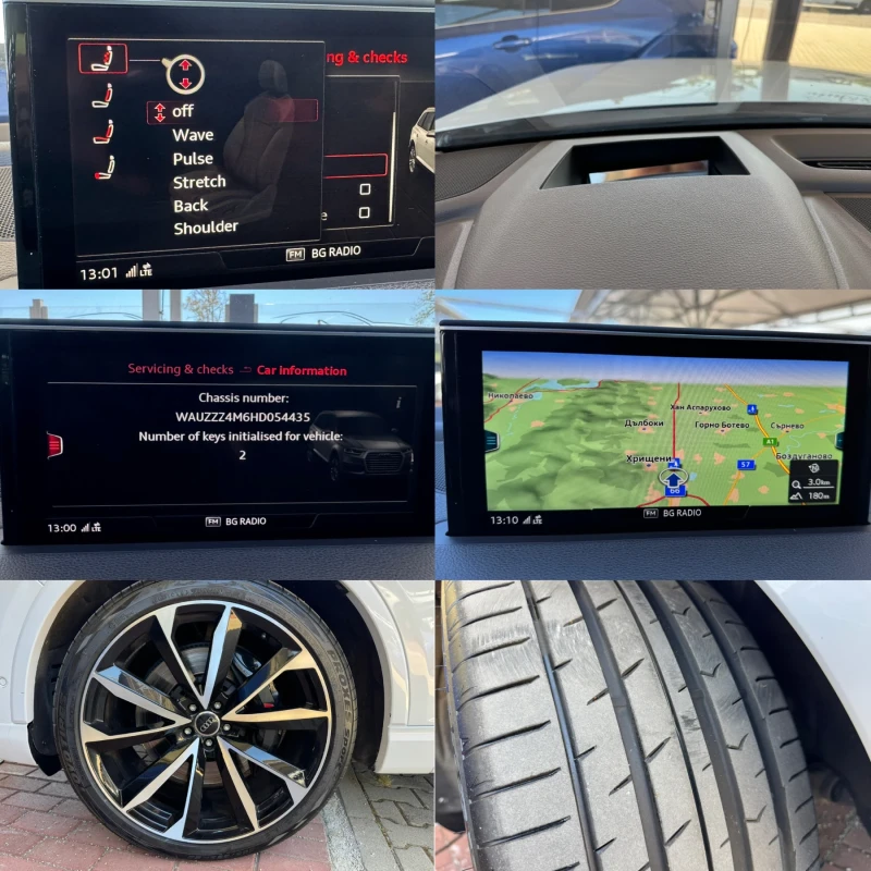 Audi SQ7 4.0TDI#MATRIX#EXCLUSIVE#ALCANTARA#FULL FULL, снимка 14 - Автомобили и джипове - 51540169