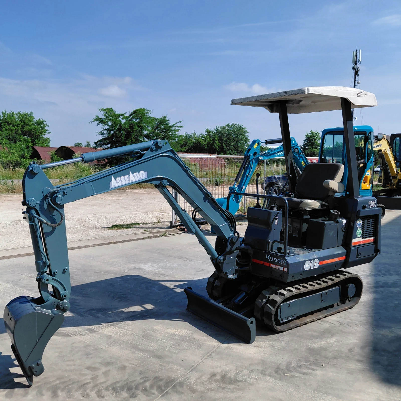 Багер Kubota KX-012 * На 1600мч * ТОП СЪСТОЯНИЕ * 