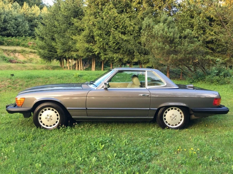 Mercedes-Benz SL Колекционерско състояние! Кабрио+ твърд таван!, снимка 1 - Автомобили и джипове - 48227105