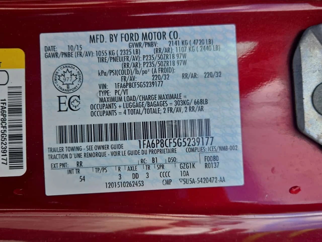 Ford Mustang * GT PREMIUM * CARFAX * ЦЕНА ДО БГ, снимка 16 - Автомобили и джипове - 53954525