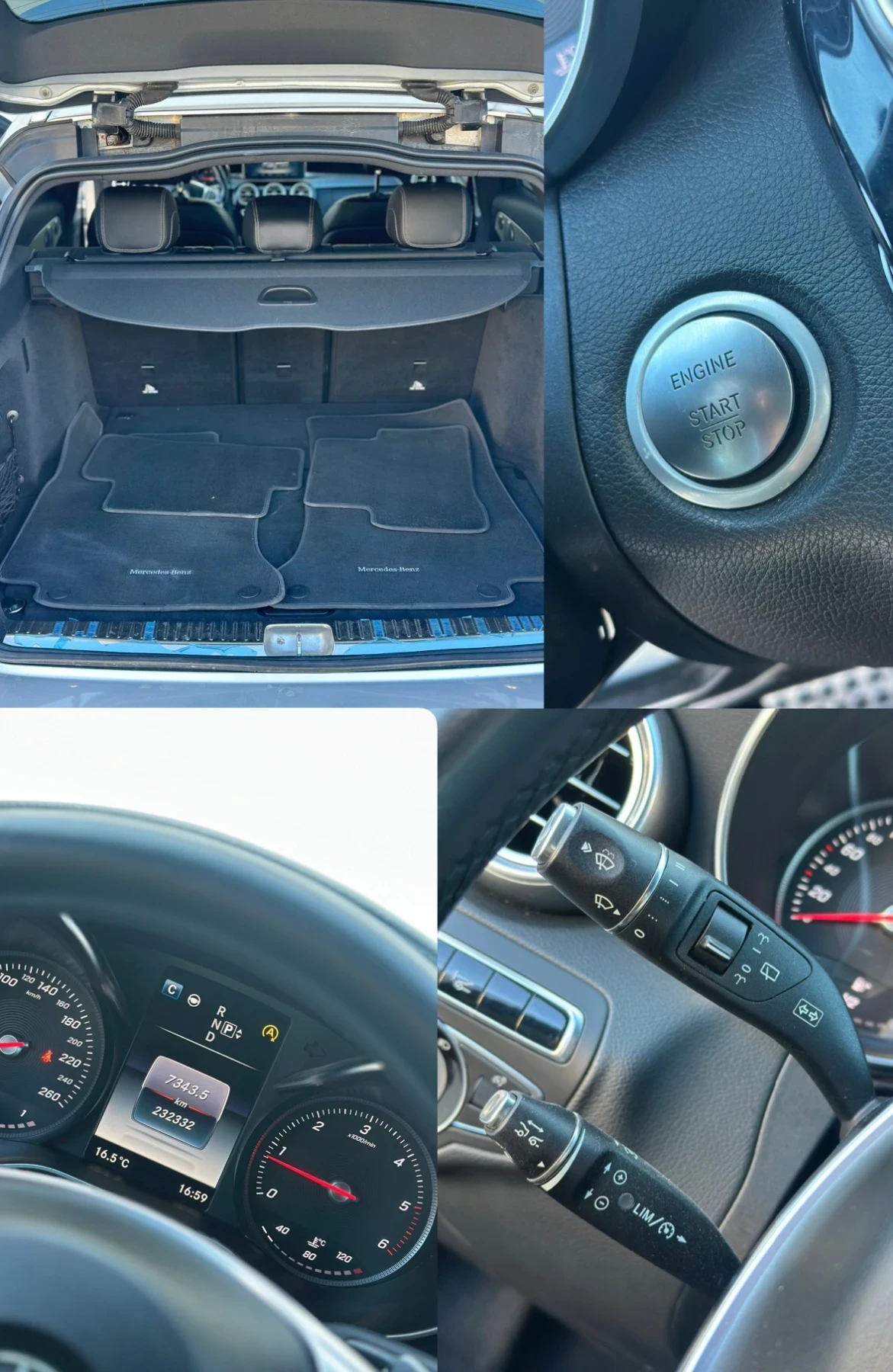 Mercedes-Benz C 220 комби, 2.2 дизел, автоматична скоростна кутия 7G-T, снимка 12 - Автомобили и джипове - 54457710